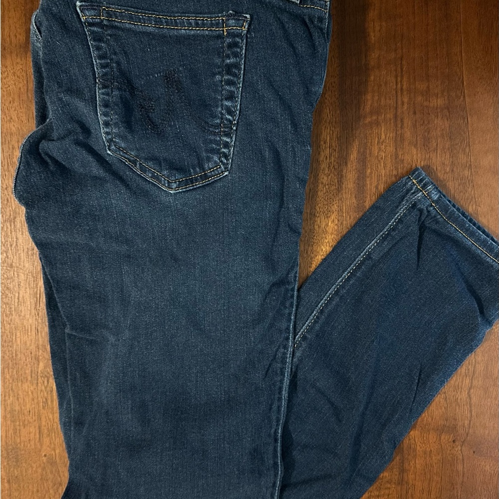AG Adriano Goldschmied Indigo Straight Leg Jeans